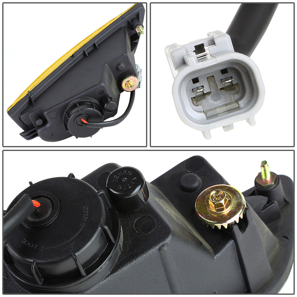 FAROS DE NIEBLA 01-02 TOYOTA COROLLA - H11 BULB - AMBER