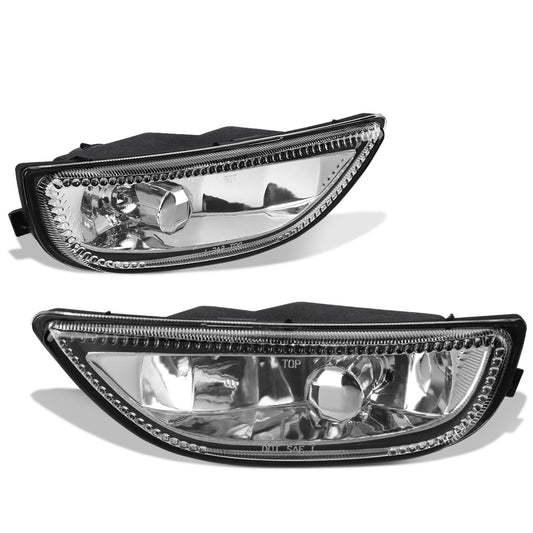 FAROS DE NIEBLA 01-02 TOYOTA COROLLA - H11 BULB - CHROME / CLEAR