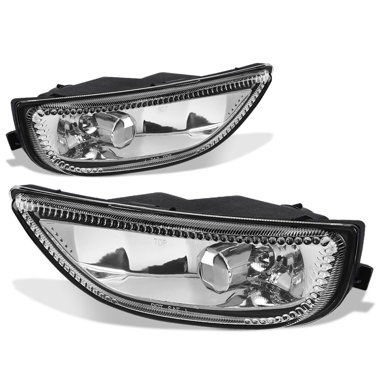 FAROS DE NIEBLA 01-02 TOYOTA COROLLA - H11 BULB - CHROME / CLEAR