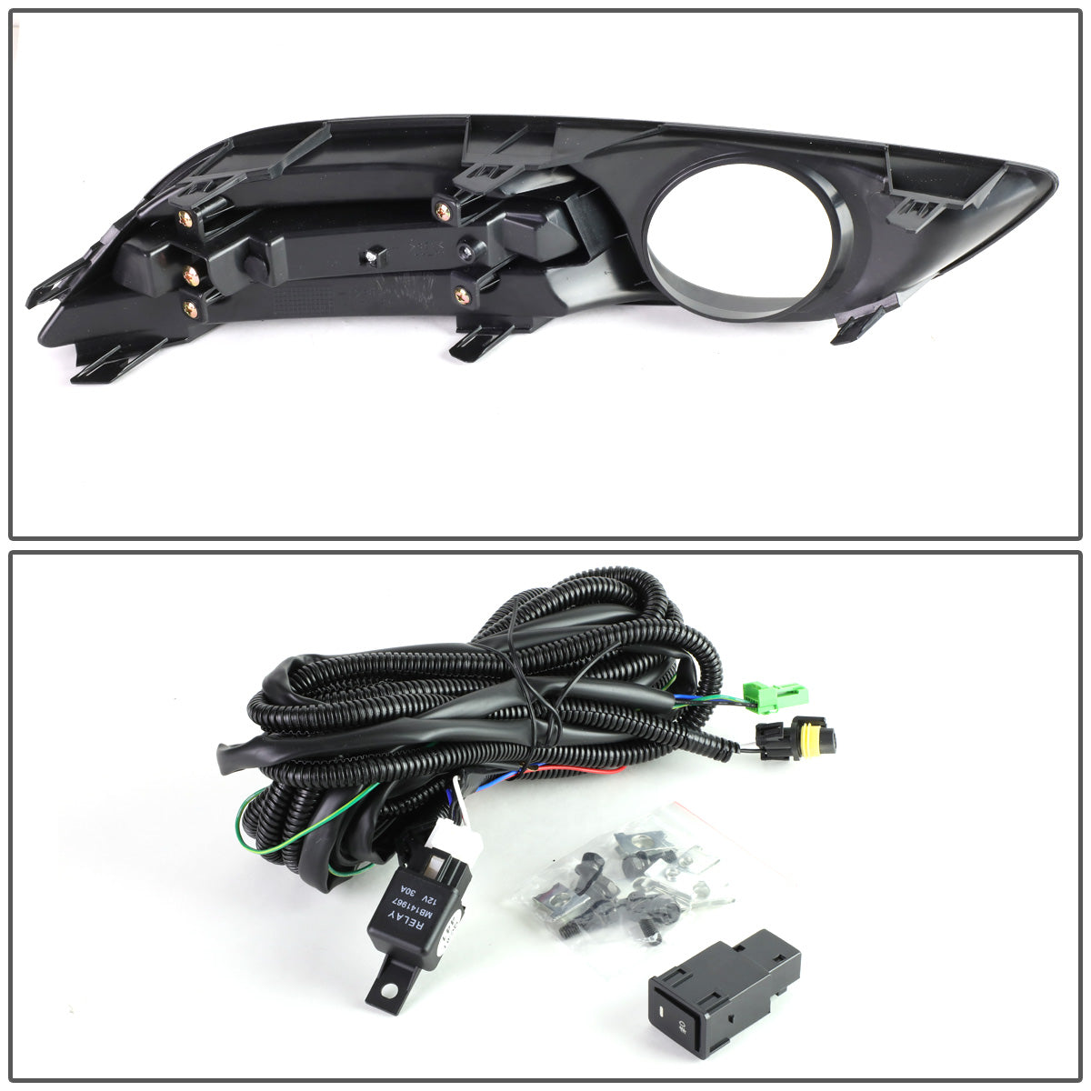 FAROS DE NIEBLA 13-16 NISSAN SENTRA 4-DR - WITH SWITCH, BEZEL - 58 BULB - SMOKE