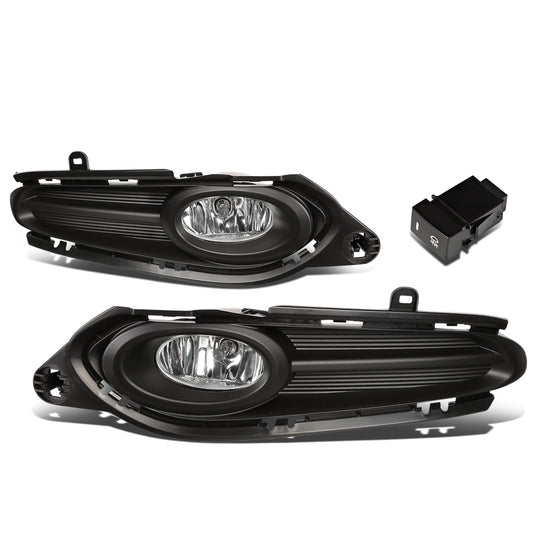 FAROS DE NIEBLA 16-18 HONDA HR-V - WITH SWITCH, BEZEL - H8 BULB - CHROME / CLEAR
