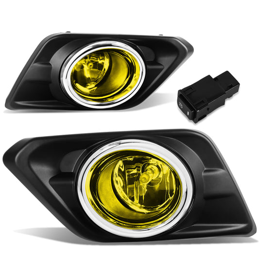 FAROS DE NIEBLA 14-16 NISSAN ROGUE - WITH SWITCH, BEZEL - H11 BULB - AMBER