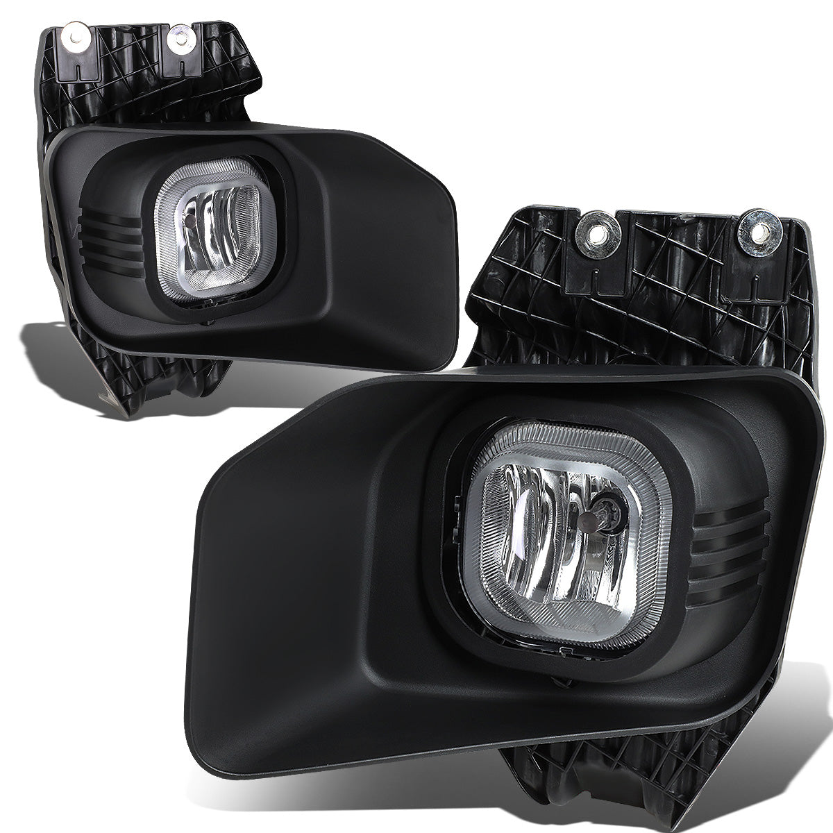 FAROS DE NIEBLA 11-16 FORD F-250, F-350, F-450, F-550 SUPER DUTY - WITH SWITCH, BEZEL - H10 BULB - CHROME / CLEAR