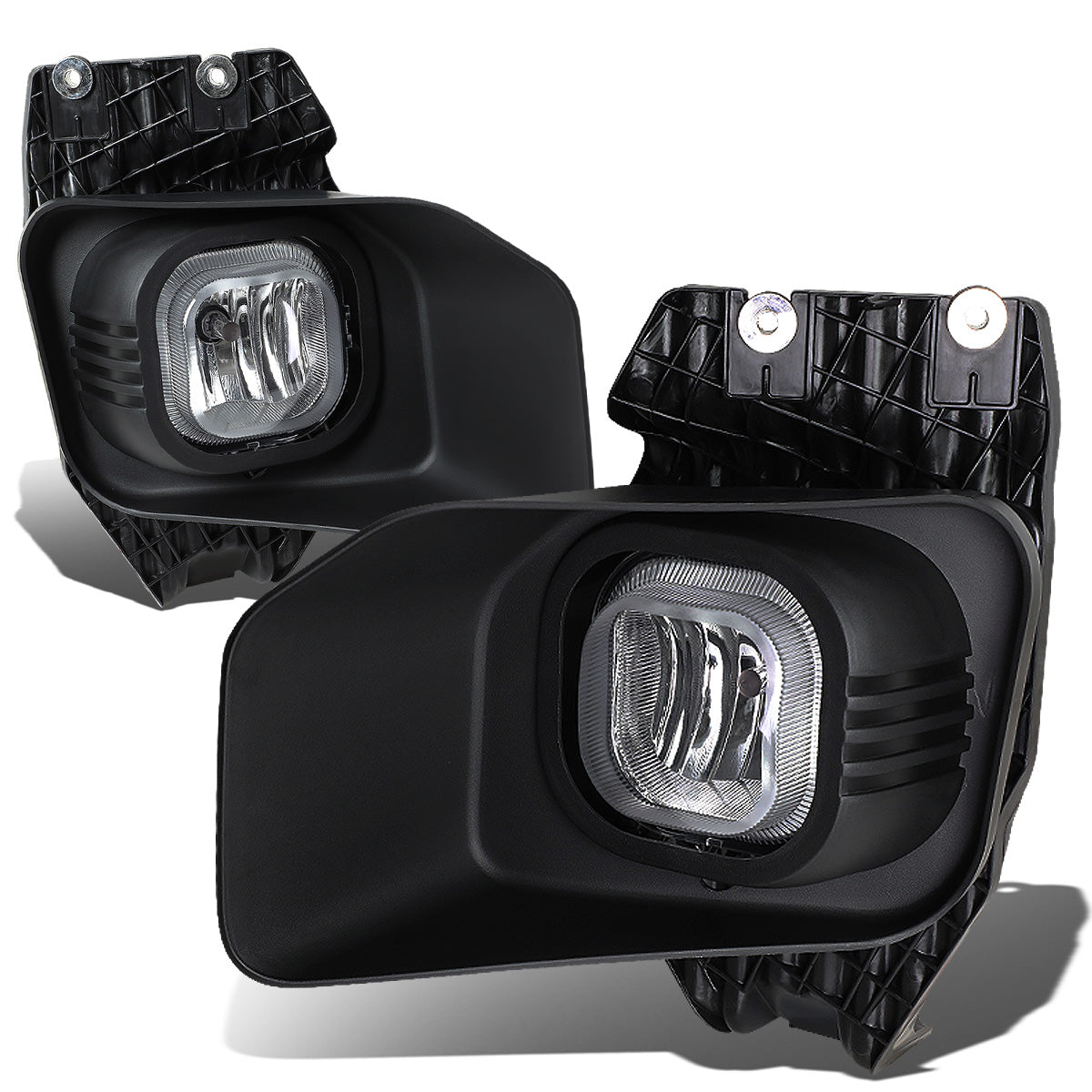 FAROS DE NIEBLA 11-16 FORD F-250, F-350, F-450, F-550 SUPER DUTY - WITH SWITCH, BEZEL - H10 BULB - CHROME / CLEAR