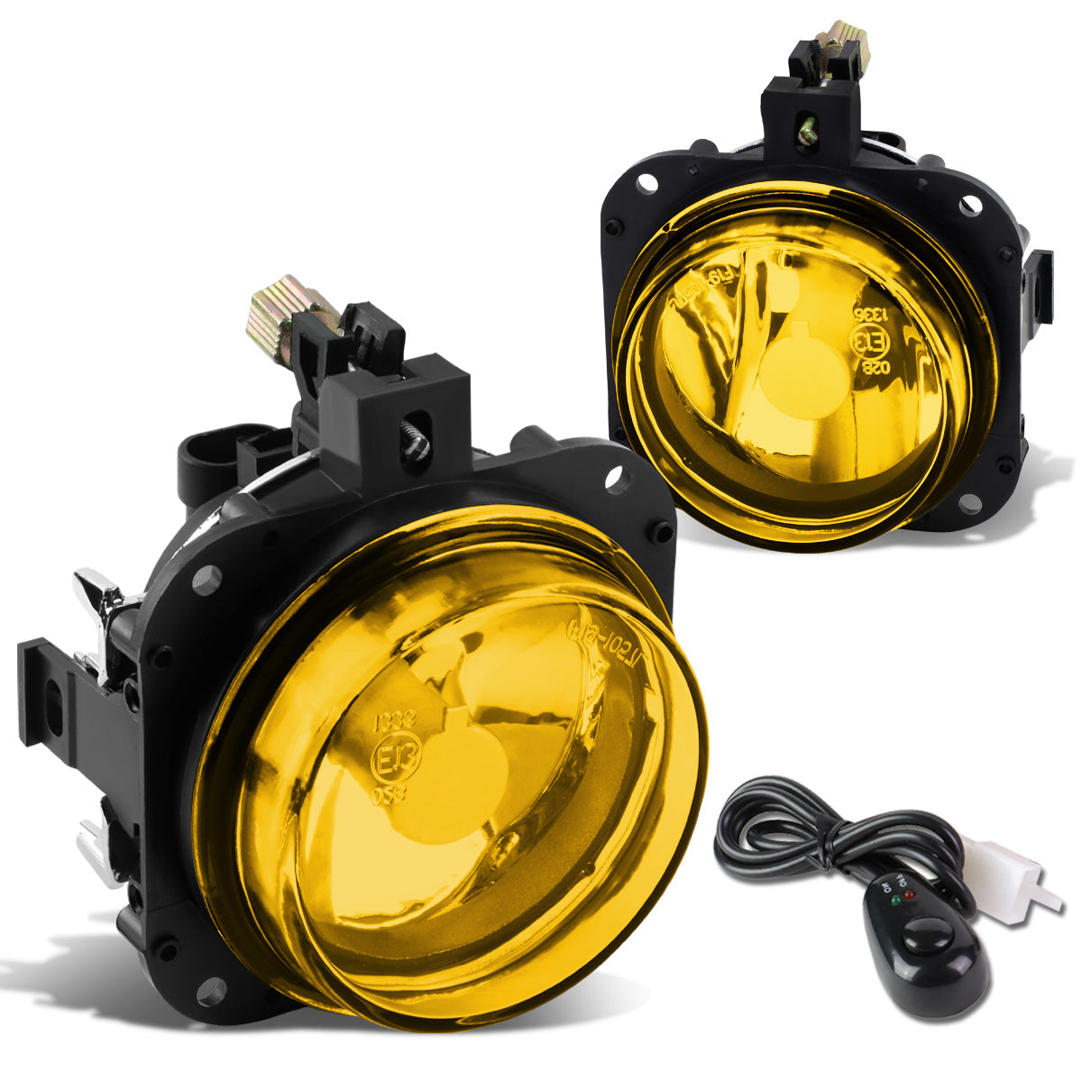 FAROS DE NIEBLA 02-05 MISTUBISHI ECLIPSE / 04-08 GALANT - WITH SWITCH - 9145 BULB - AMBER