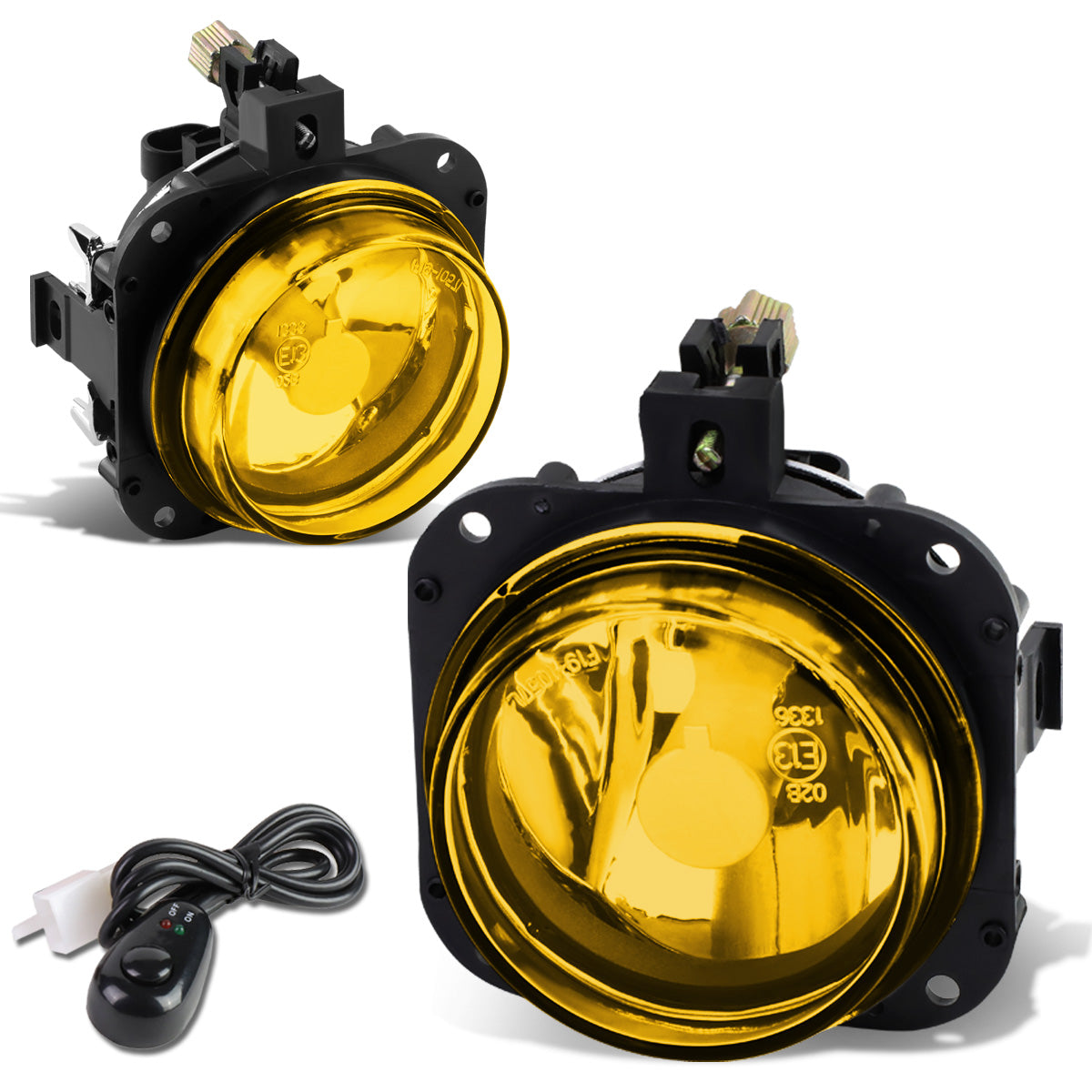 FAROS DE NIEBLA 02-05 MISTUBISHI ECLIPSE / 04-08 GALANT - WITH SWITCH - 9145 BULB - AMBER