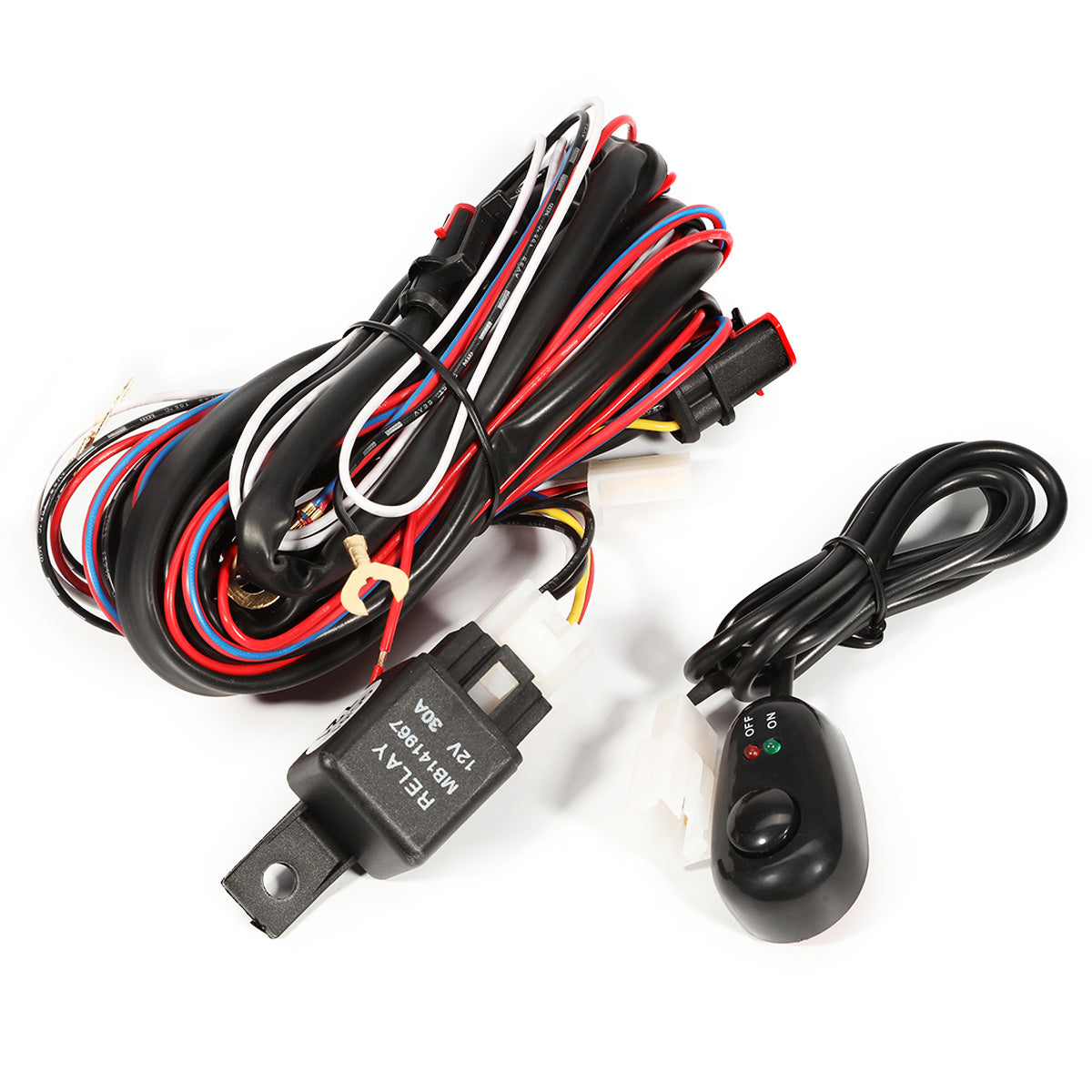 FAROS DE NIEBLA 02-05 MISTUBISHI ECLIPSE / 04-08 GALANT - WITH SWITCH - 9145 BULB - CHROME / CLEAR