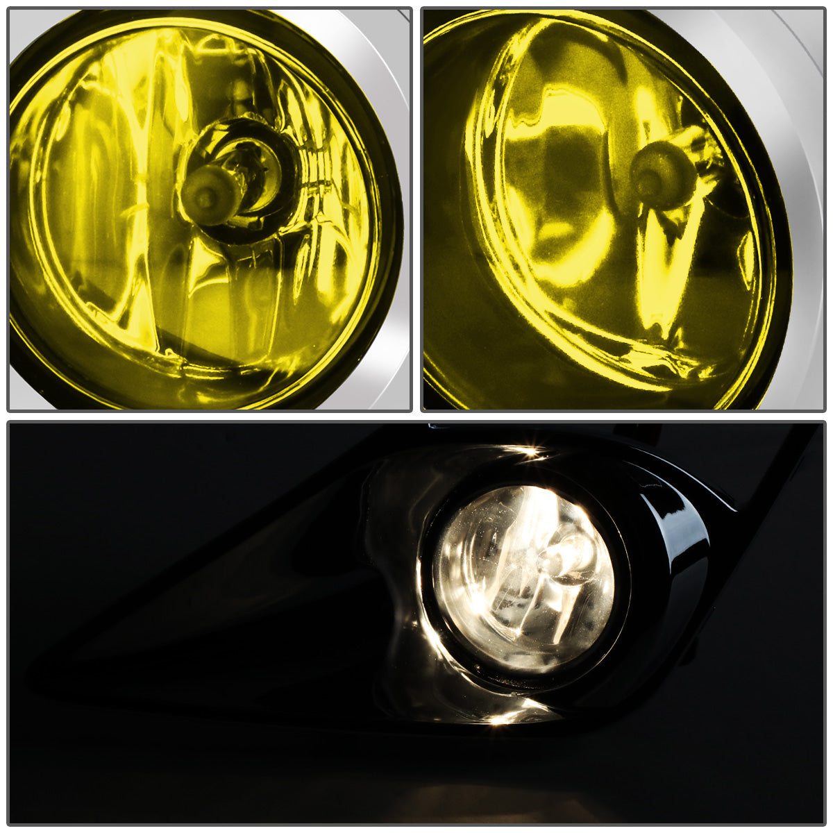 FAROS DE NIEBLA 13-16 SCION FR-S - WITH SWITCH, BEZEL - H11 BULB - AMBER