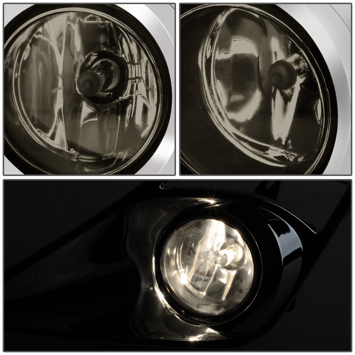 FAROS DE NIEBLA 13-16 SCION FR-S - WITH SWITCH, BEZEL - H11 BULB - SMOKE