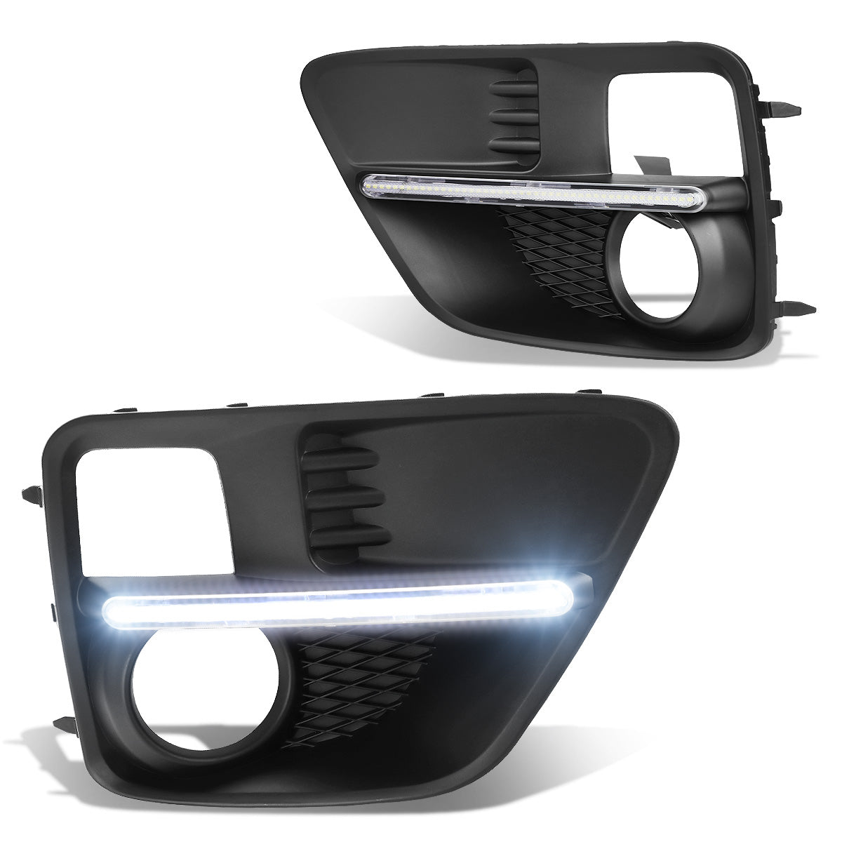 FAROS DE NIEBLA 15-17 SUBARU WRX , STI - LED - WITH BEZEL - CHROME / CLEAR