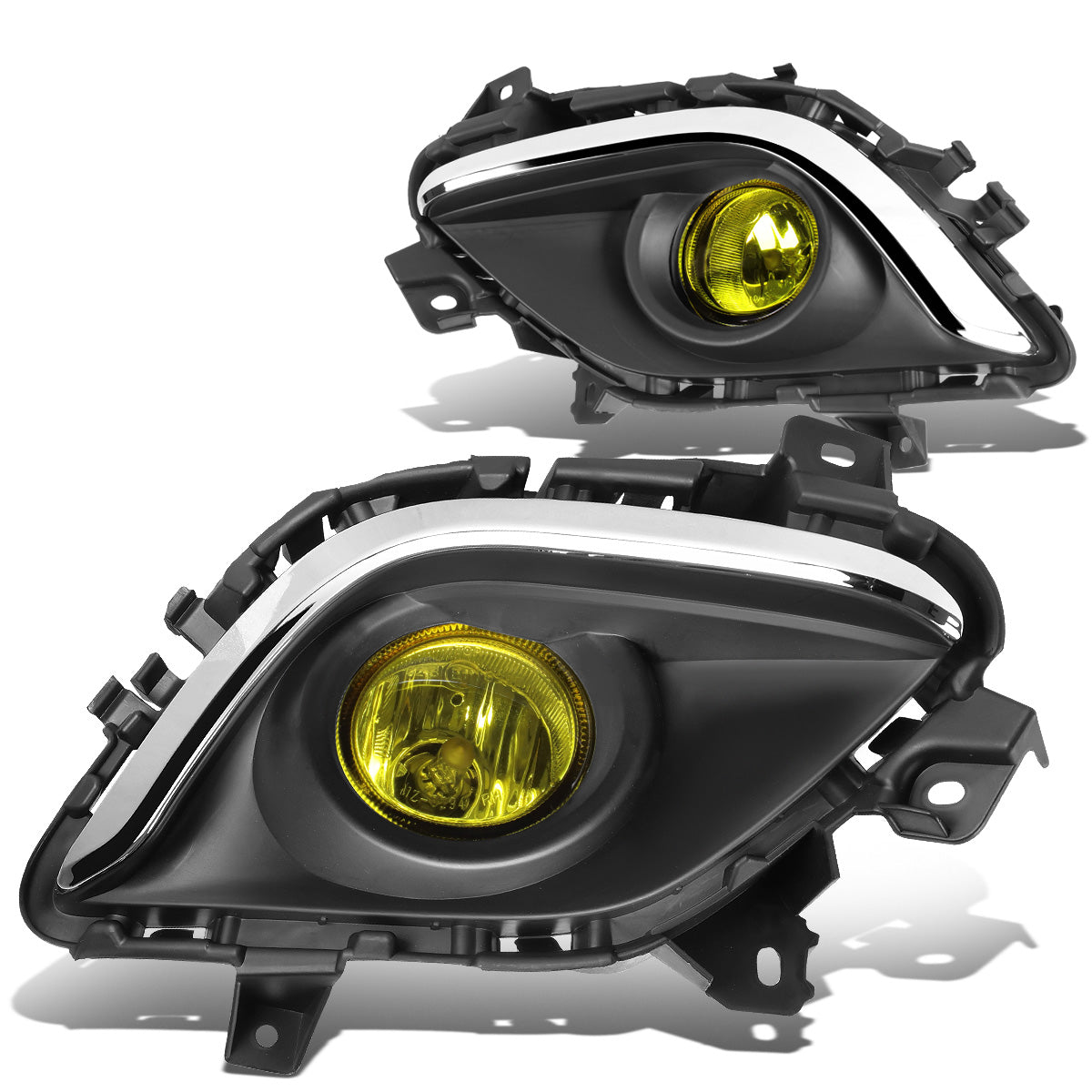 FAROS DE NIEBLA 14-16 MAZDA 6 - WITH SWITCH, CHROME TRIM BEZEL - H11 BULB - AMBER