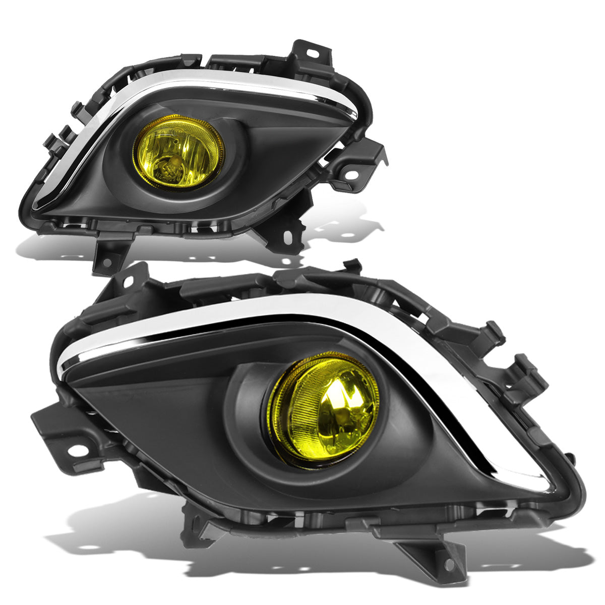 FAROS DE NIEBLA 14-16 MAZDA 6 - WITH SWITCH, CHROME TRIM BEZEL - H11 BULB - AMBER