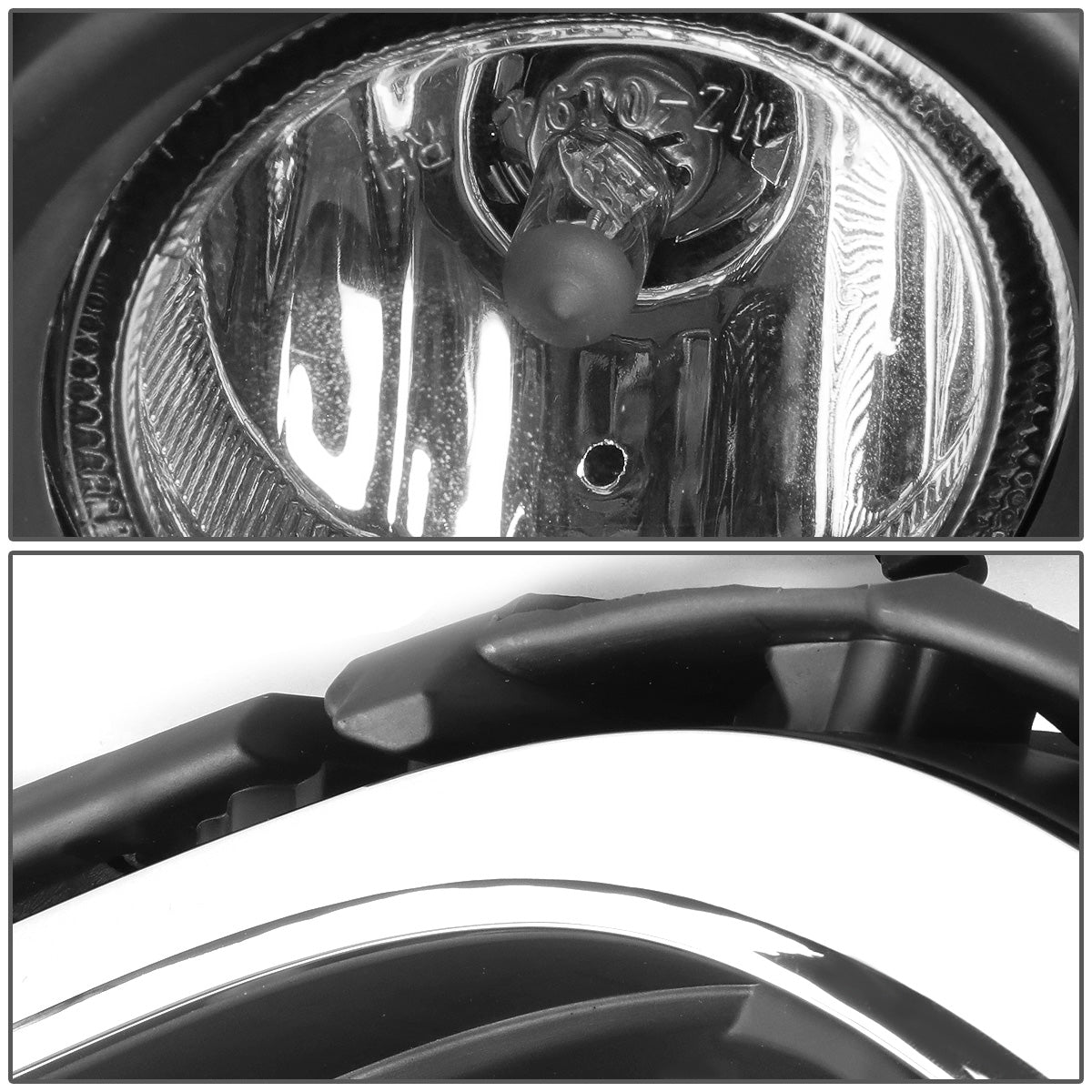 FAROS DE NIEBLA 14-16 MAZDA 6 - WITH SWITCH, CHROME TRIM BEZEL - H11 BULB - CHROME / CLEAR