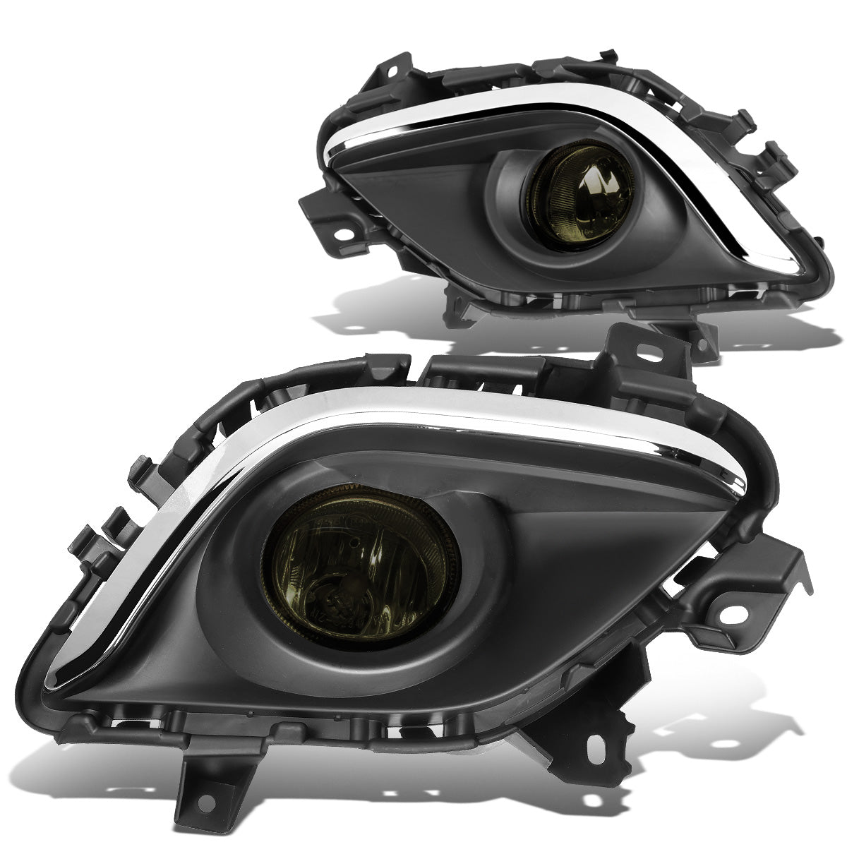 FAROS DE NIEBLA 14-16 MAZDA 6 - WITH SWITCH, CHROME TRIM BEZEL - H11 BULB - SMOKE