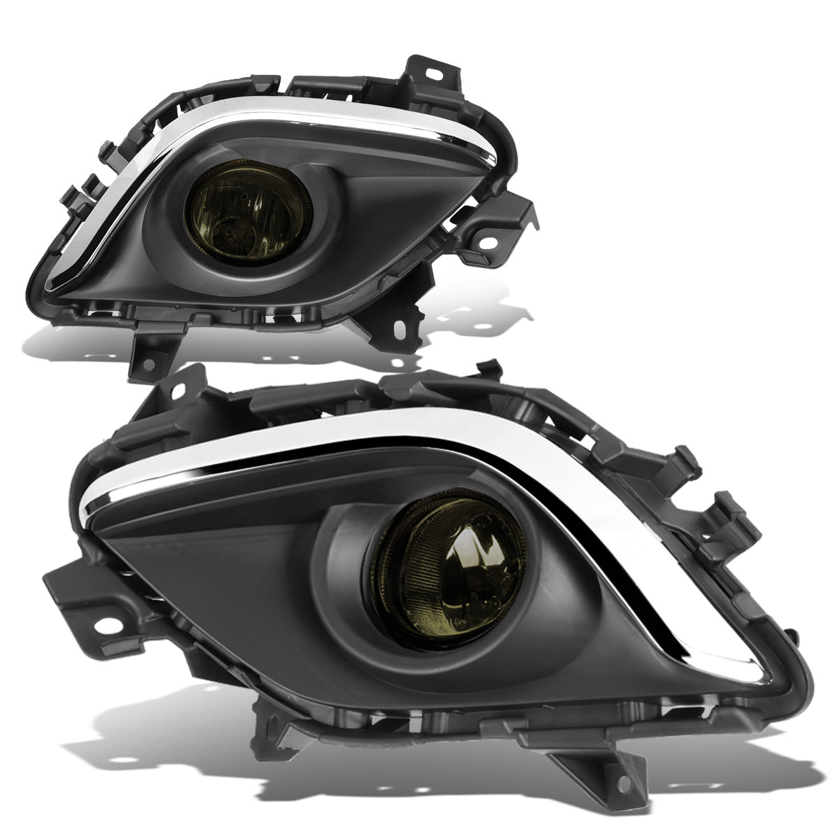FAROS DE NIEBLA 14-16 MAZDA 6 - WITH SWITCH, CHROME TRIM BEZEL - H11 BULB - SMOKE