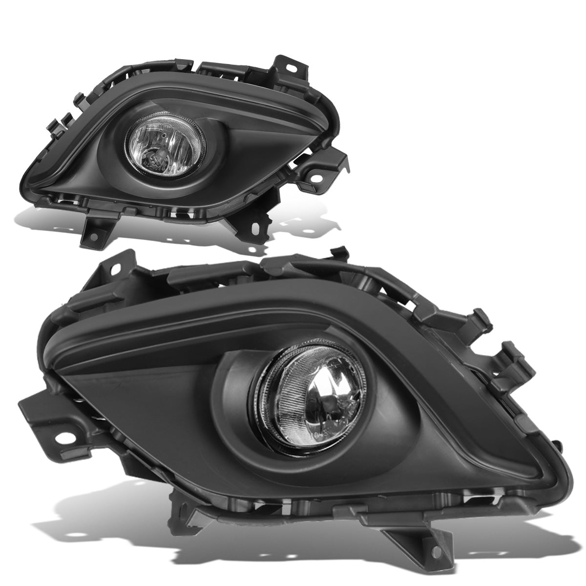 FAROS DE NIEBLA 14-16 MAZDA 6 - WITH SWITCH, BLACK BEZEL - H11 BULB - CHROME / CLEAR