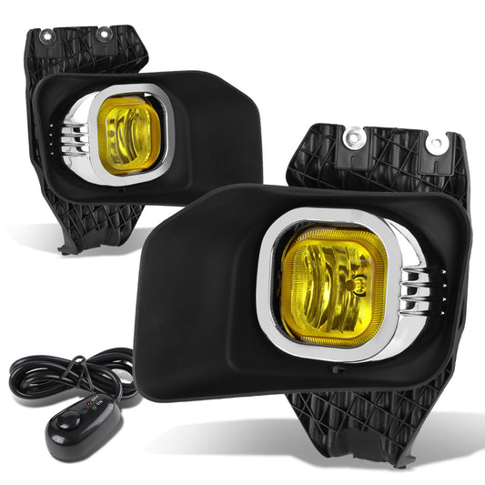 FAROS DE NIEBLA 11-16 FORD F-250, F-350, F-450, F-550 SUPER DUTY - WITH SWITCH, BEZEL - H10 BULB - AMBER