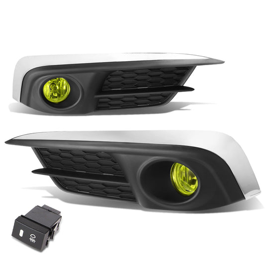 FAROS DE NIEBLA 2016 HONDA CIVIC - WITH SWITCH, BEZEL - H8 BULB - AMBER