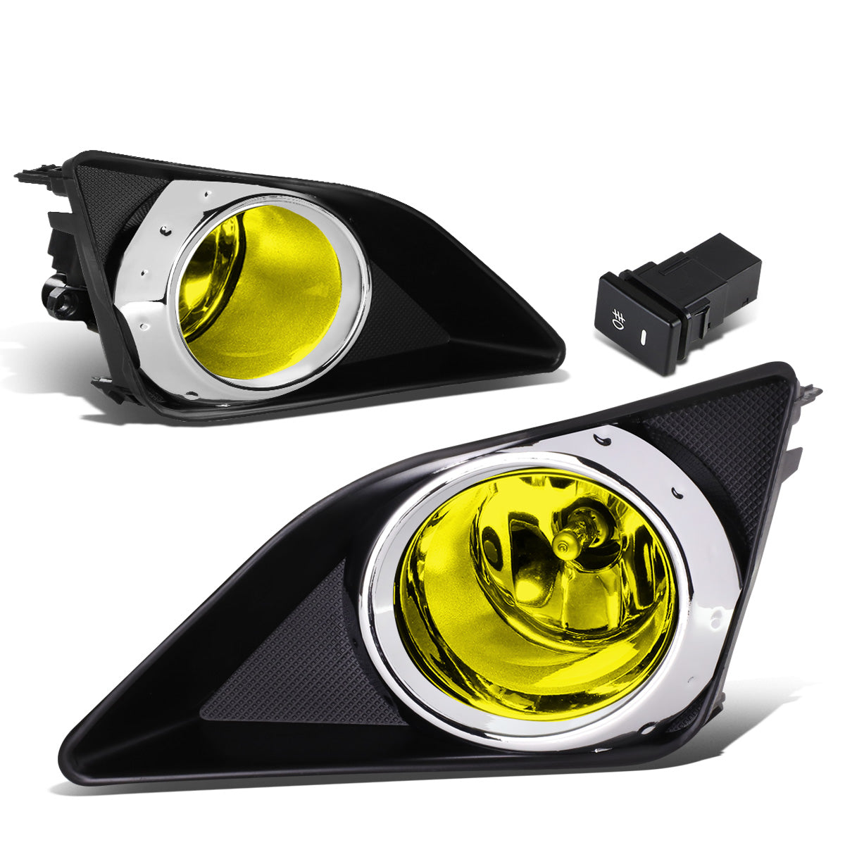FAROS DE NIEBLA 09-10 TOYOTA COROLLA 4-DR SEDAN - WITH SWITCH, BEZEL - H11 BULBS - AMBER
