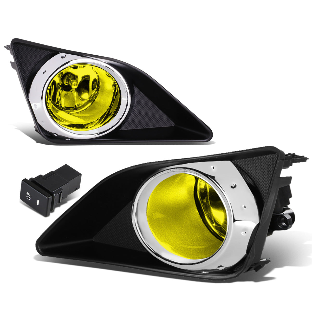FAROS DE NIEBLA 09-10 TOYOTA COROLLA 4-DR SEDAN - WITH SWITCH, BEZEL - H11 BULBS - AMBER