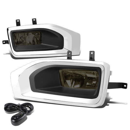 FAROS DE NIEBLA 15-18 GMC YUKON , XL - WITH SWITCH, BEZEL - 5202 BULB - SMOKE