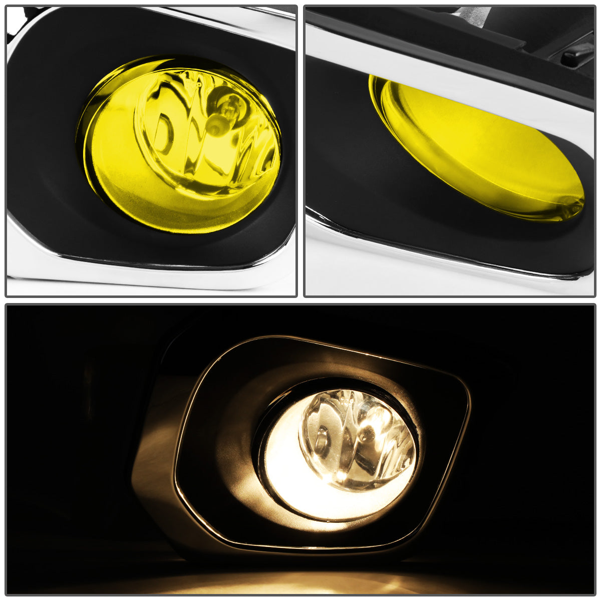 FAROS DE NIEBLA 16-17 TOYOTA TACOMA - WITH SWITCH, BEZEL - H11 BULB - AMBER