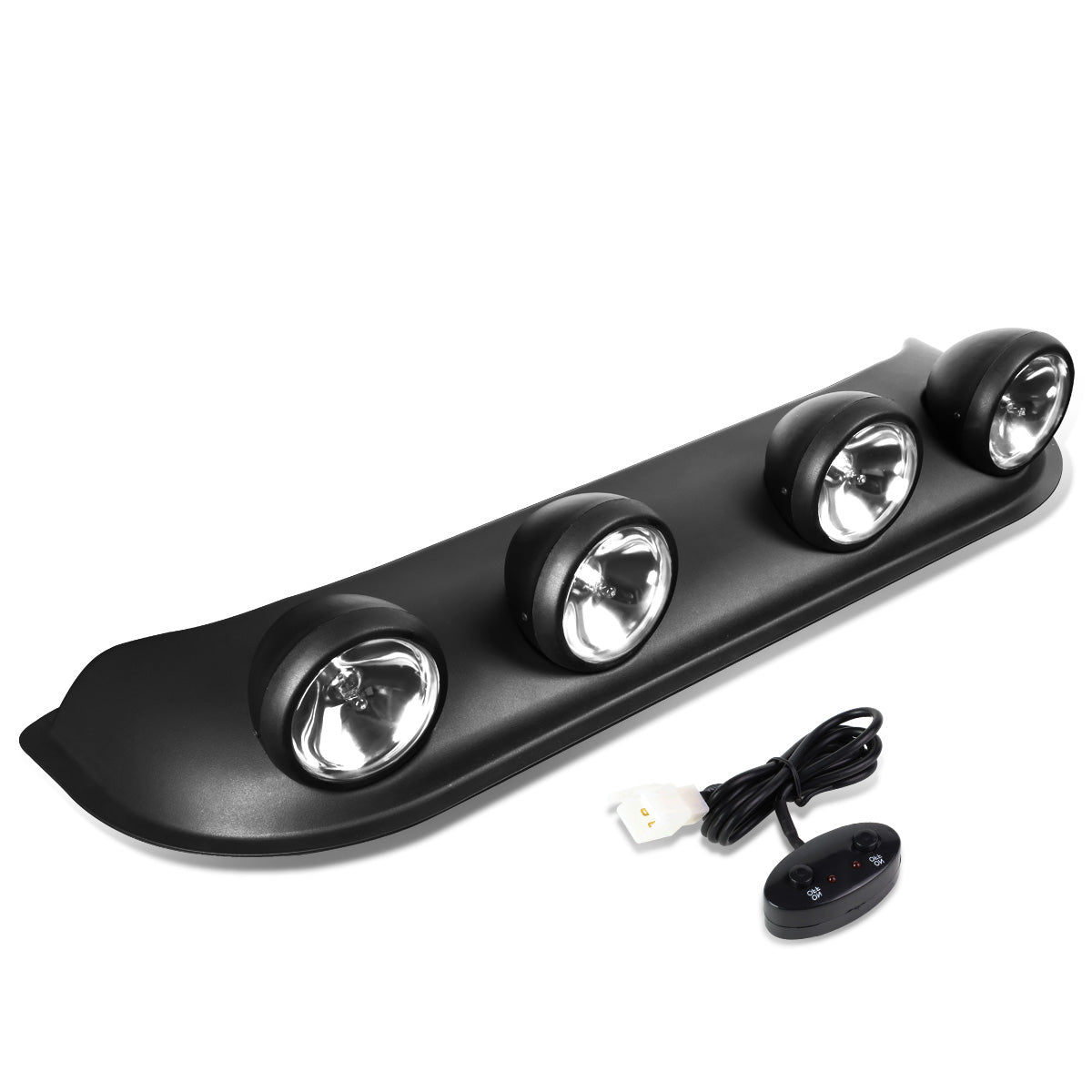 FAROS DE NIEBLA UNIVERSAL - ROOF TOP RUNNING LIGHT - W/ SWITCH - H3 - CLEAR