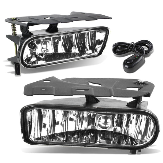 FAROS DE NIEBLA 02-06 CADILLAC ESCALADE - WITH SWITCH - 899 BULB - CHROME / CLEAR
