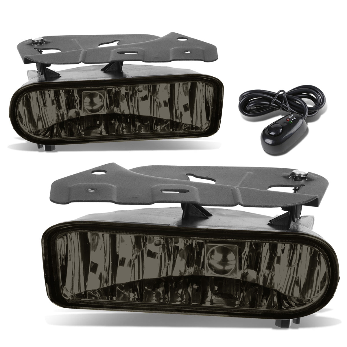 FAROS DE NIEBLA 02-06 CADILLAC ESCALADE - WITH SWITCH - 899 BULB - SMOKE