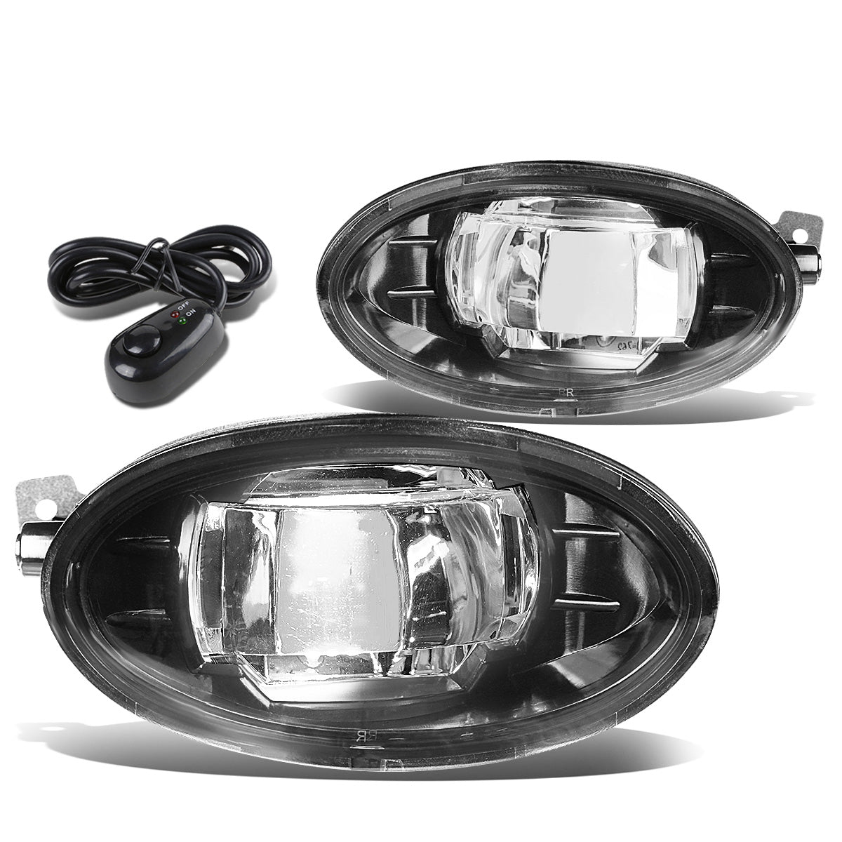 FAROS DE NIEBLA 09-13 HONDA CIVIC / 08-11 ACCORD / 14-17 ODYSSEY - LED - CHROME / CLEAR