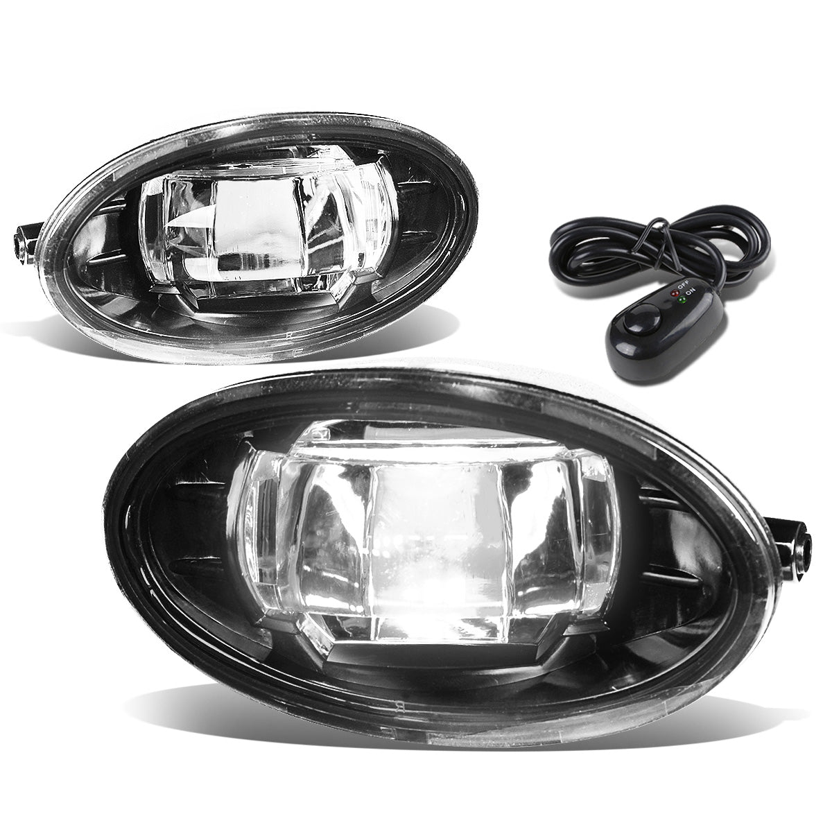 FAROS DE NIEBLA 09-13 HONDA CIVIC / 08-11 ACCORD / 14-17 ODYSSEY - LED - CHROME / CLEAR