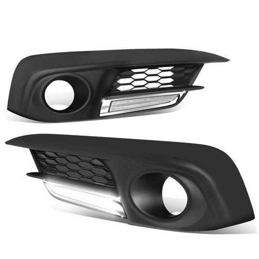 FAROS DE NIEBLA 16-18 HONDA CIVIC SEDAN, COUPE - WITH BLACK BEZEL - BLACK