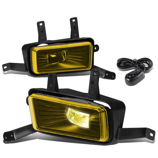 FAROS DE NIEBLA 15-20 CHEVY TAHOE, SUBURBAN, GMC YUKON, YUKON XL / 16-19 CHEVY SUBURBAN 3500HD - HIGH POWERED LED - WITH SWITCH - AMBER