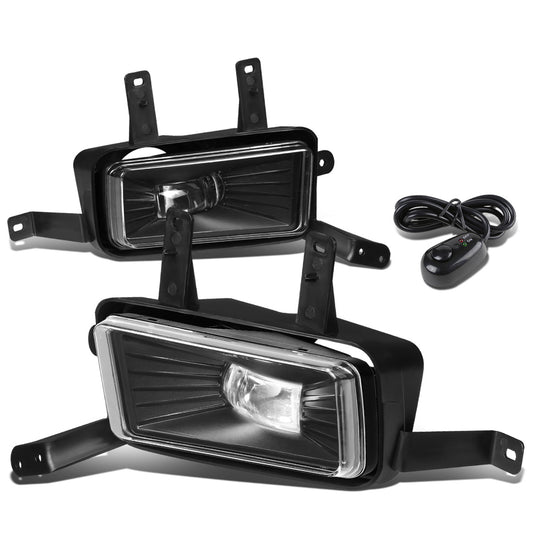FAROS DE NIEBLA 15-20 CHEVY TAHOE, SUBURBAN, GMC YUKON, YUKON XL / 16-19 CHEVY SUBURBAN 3500HD - HIGH POWERED LED - WITH SWITCH - CHROME / CLEAR
