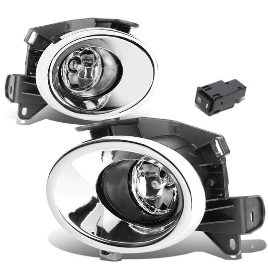 FAROS DE NIEBLA 13-16 NISSAN PATHFINDER - WITH SWITCH, BEZEL - H11 BULB - CHROME / CLEAR