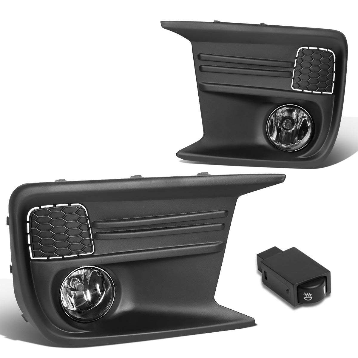FAROS DE NIEBLA 18-19 SUBARU WRX - WITH SWITCH, BEZEL - CHROME / CLEAR