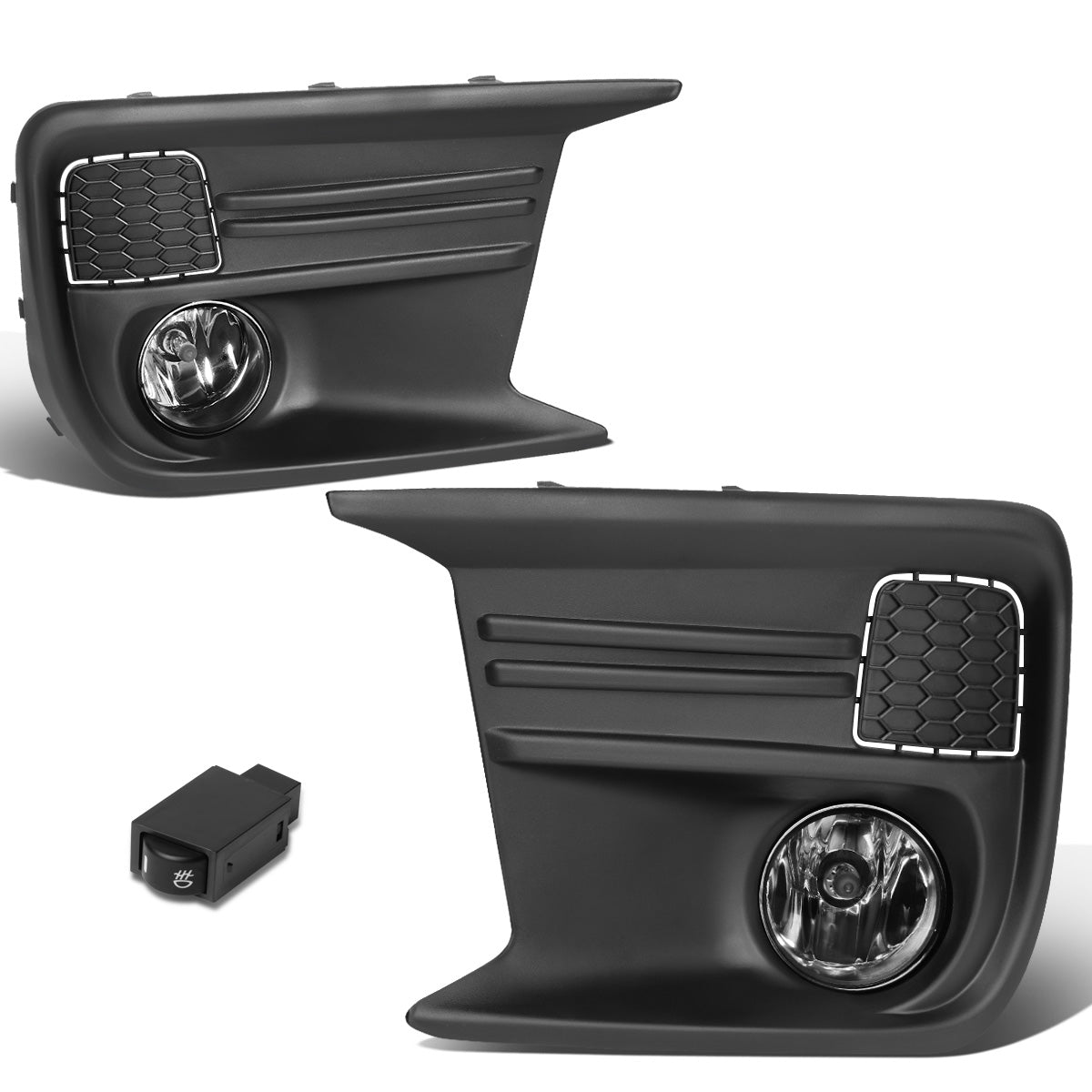 FAROS DE NIEBLA 18-19 SUBARU WRX - WITH SWITCH, BEZEL - CHROME / CLEAR