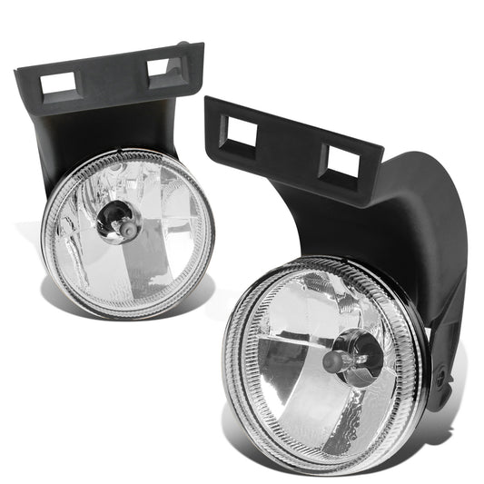 FAROS DE NIEBLA 94-98 DODGE RAM 1500, 2500, 3500 - FITS MODELS WITHOUT SPORT PACKAGE ONLY - NO SWITCH - CHROME / CLEAR
