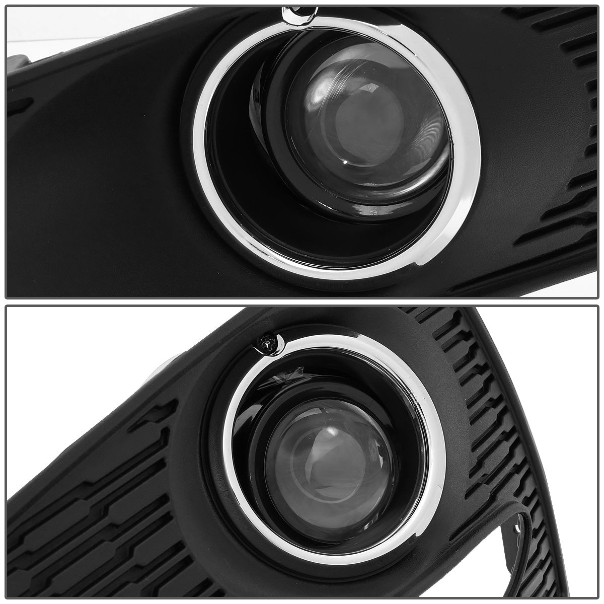 FAROS DE NIEBLA 16-18 CHEVY CRUZE - DOES NOT FIT LT MANUAL OR DIESEL MANUAL MODELS - WITH SWITCH, BEZEL - CHROME / CLEAR