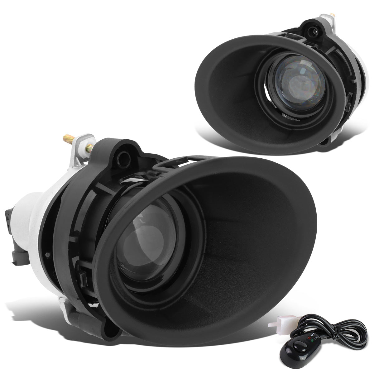 FAROS DE NIEBLA 14-15 CHEVY CAMARO LS LT 3.6 - WITH SWITCH, BEZEL - CHROME / CLEAR