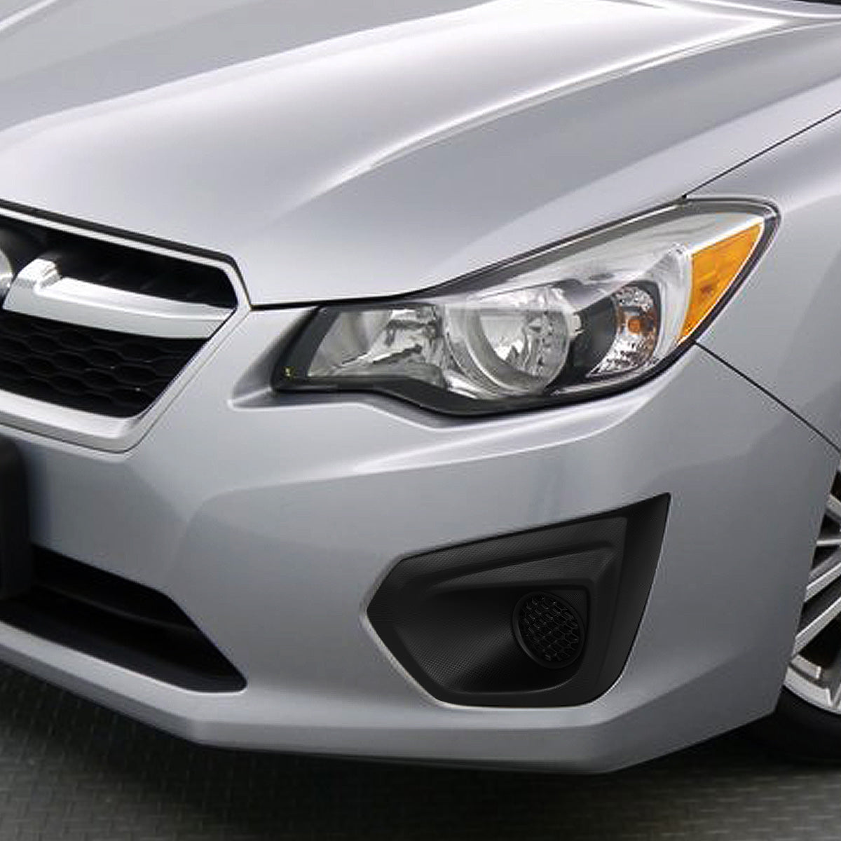 FAROS DE NIEBLA 12-14 SUBARU IMPREZA - FITS NON-WRX AND STI MODELS ONLY - BLACK