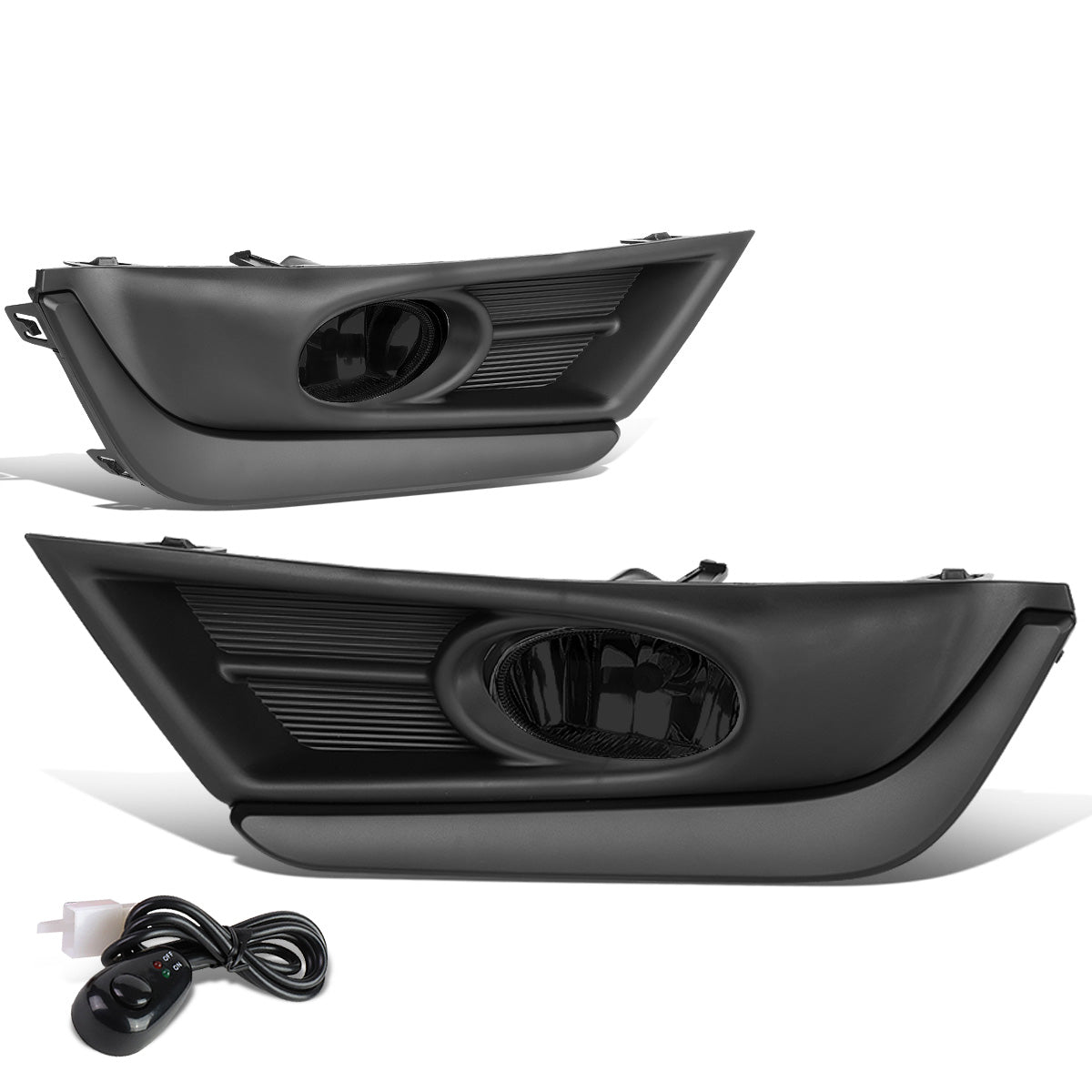 FAROS DE NIEBLA 17-18 HONDA CR-V - REQUIRES FOG LIGHT BRACKETS FOR INSTALLATION - WITH BLACK TRIM BEZEL - SMOKE