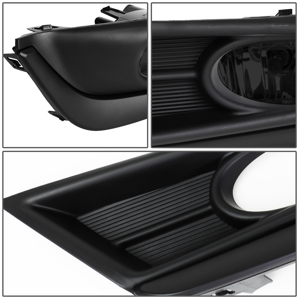 FAROS DE NIEBLA 17-18 HONDA CR-V - REQUIRES FOG LIGHT BRACKETS FOR INSTALLATION - WITH BLACK TRIM BEZEL - SMOKE