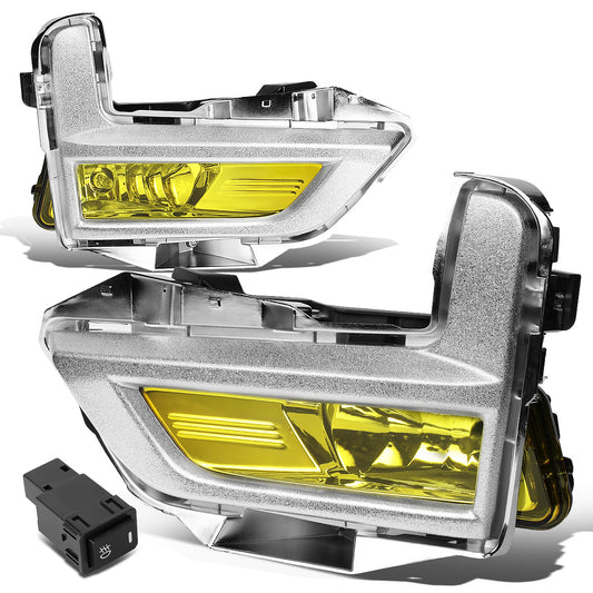 FAROS DE NIEBLA 17-18 NISSAN ROGUE - DOES NOT FIT SPORT MODELS - WITH CHROME BEZEL - AMBER