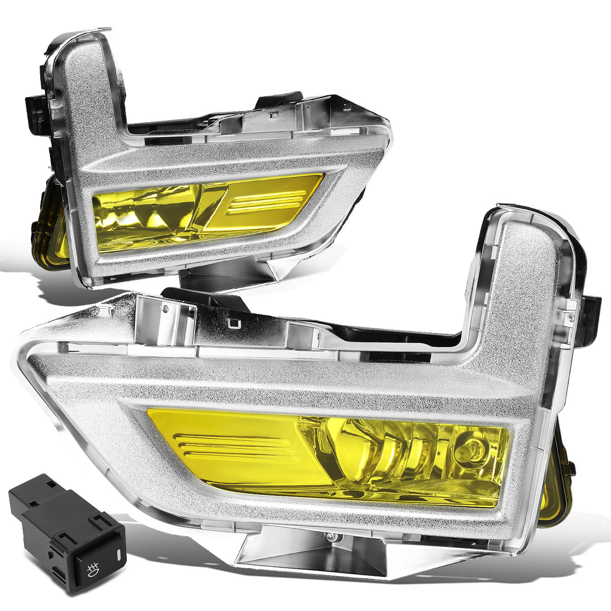 FAROS DE NIEBLA 17-18 NISSAN ROGUE - DOES NOT FIT SPORT MODELS - WITH CHROME BEZEL - AMBER