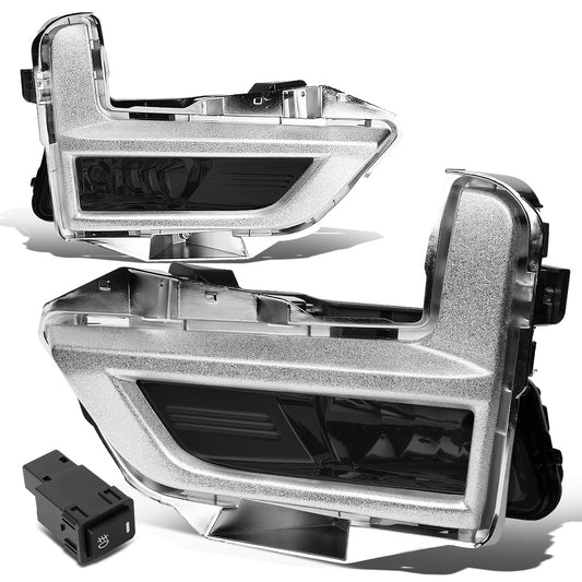 FAROS DE NIEBLA 17-18 NISSAN ROGUE - DOES NOT FIT SPORT MODELS - WITH CHROME BEZEL - SMOKE