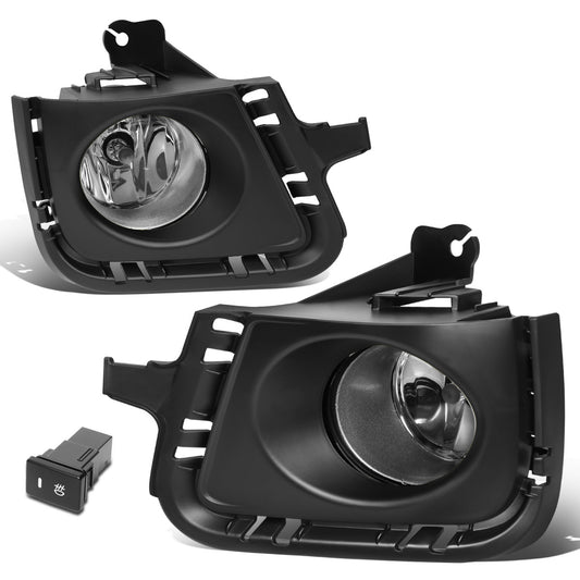 FAROS DE NIEBLA 12-14 TOYOTA PRIUS C - WITH SWITCH, BEZEL - CHROME / CLEAR