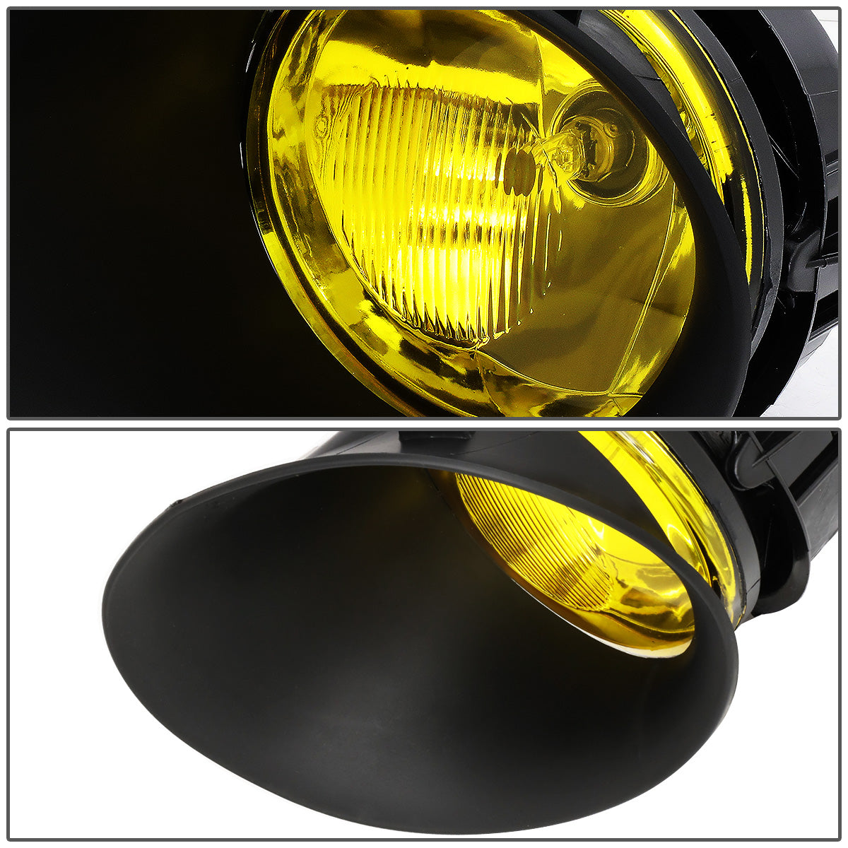 FAROS DE NIEBLA 02-08 DODGE RAM 1500 / 03-09 DODGE RAM 2500, 3500 - FITS STEEL BUMPER MODELS ONLY - WITH SWITCH, BEZEL - AMBER