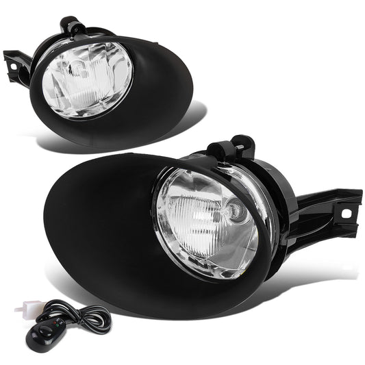 FAROS DE NIEBLA 02-08 DODGE RAM 1500 / 03-09 DODGE RAM 2500, 3500 - FITS STEEL BUMPER MODELS ONLY - WITH SWITCH, BEZEL - CHROME / CLEAR