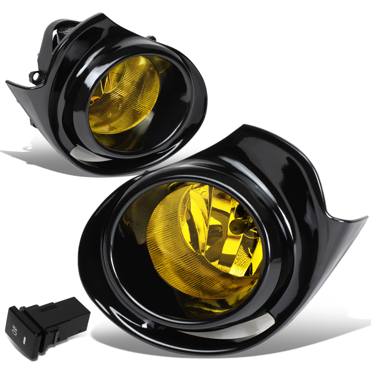 FAROS DE NIEBLA 15-18 PRIUS C - FITS MODELS WITHOUT FACTORY LED FOG LIGHTS - WITH SWITCH, BEZEL - AMBER